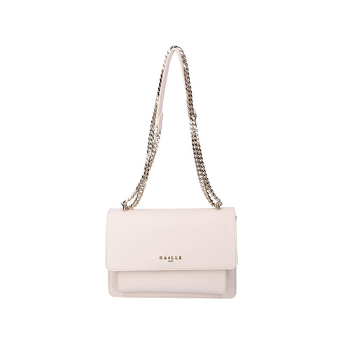 GAELLE Borsa a spalla Borsa Donna due scomparti con catena Avorio - Francavilla Moda